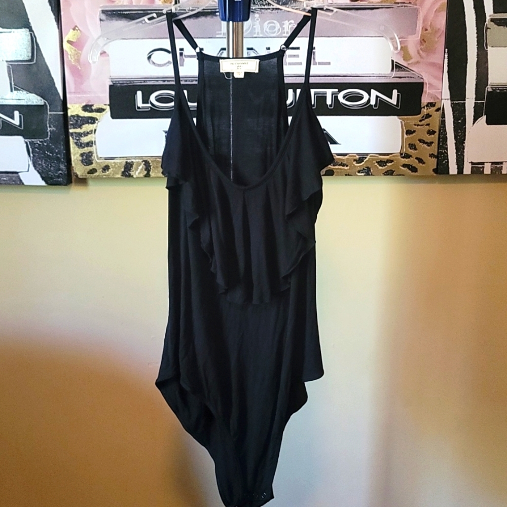 1XL Leotard Black
